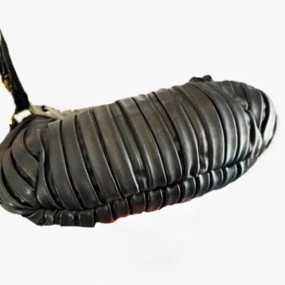 Paolo Masi Italian Designer Leather Hobo Shoulder Bag Adjustable Strap Vintage - Picture 7 of 9